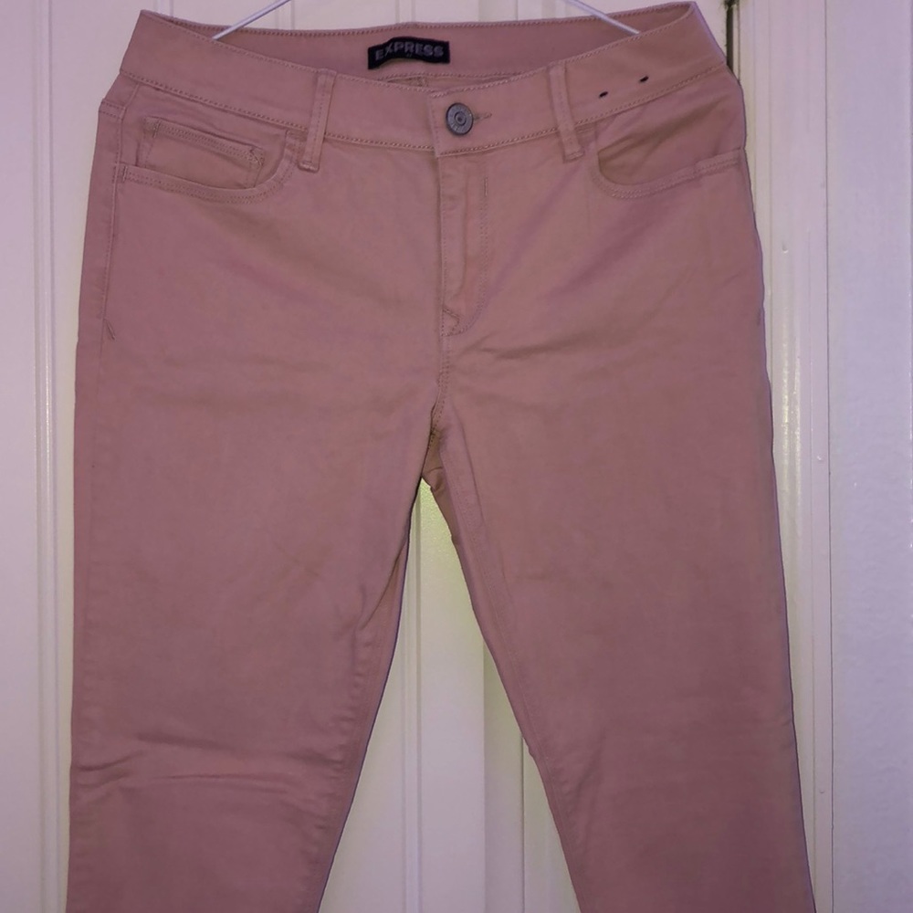 light pink pants